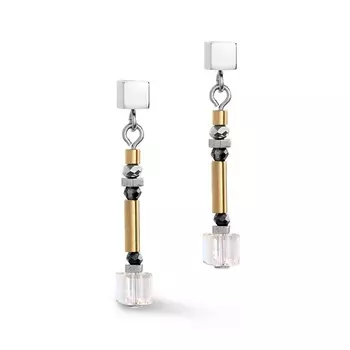 COEUR DE LION Пусеты Grey-Gold