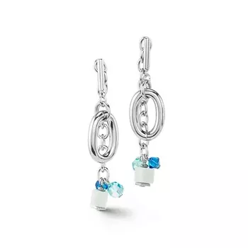 COEUR DE LION Серьги Neptune's Treasure Blue-Silver