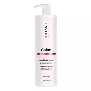 COIFFANCE Профессиональный бессульфатный шампунь для глубокой защиты цвета окрашенных волос COLOR 1000.0