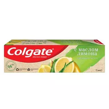 COLGATE Зубная паста с натуральными ингредиентами Naturals Освежающая чистота с Маслом Лимона