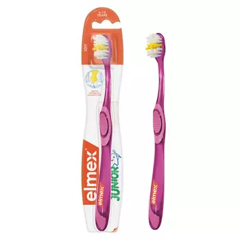 COLGATE Зубная щетка для детей от 6 до 12 лет elmex Юниор, мягкая
