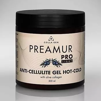 COLLA GEN Антицеллюлитное обёртывание жар-холод с живым коллагеном LIGHT PREAMUR PRO 500.0