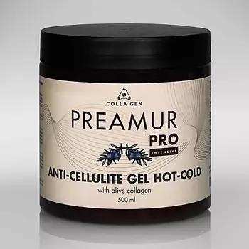 COLLA GEN Антицеллюлитное обёртывание жар-холод с живым коллагеном INTENSIVE PREAMUR PRO 500.0