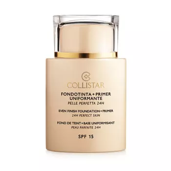 COLLISTAR База под макияж и тональное средство Even Finish Foundation + Primer SPF 15
