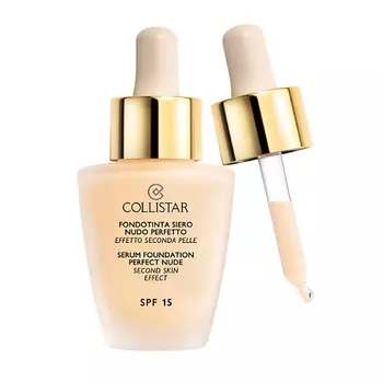 COLLISTAR Тональная основа-сыворотка идеальный нюд SPF 15 Perfect Nude Serum Foundation