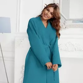 COMFY HOME Халат банный женский вафельный