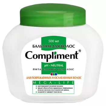 COMPLIMENT Бальзам для поврежденных и ослабенных волос Mega-Life