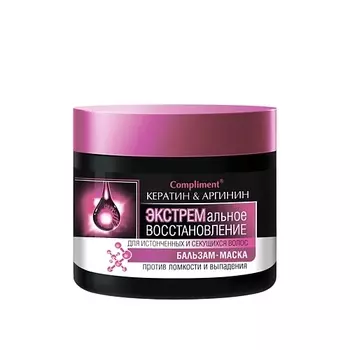 COMPLIMENT Бальзам-маска Экстремальное восстановление для волос Keratin Arginine 300