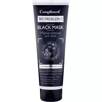 COMPLIMENT Black Mask Маска-пленка для лица с активированным углем