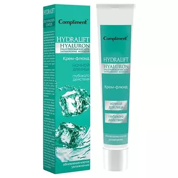 COMPLIMENT Крем-флюид Hyaluron Ночной глубокого действия для лица 50