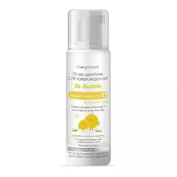 COMPLIMENT Пенка-шампунь Dr.Bubble для новорожденных Мамина нежность 160