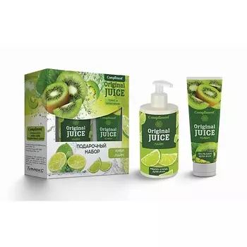 COMPLIMENT Подарочный набор женский Киви-Лайм: мыло для рук + бальзам для рук Original Juice 504.0