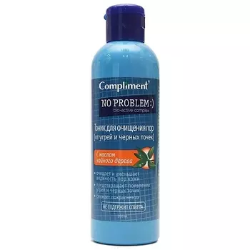COMPLIMENT Тоник No Problem для очищения пор с маслом чайного дерева 200