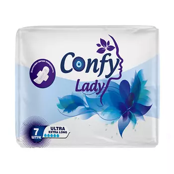 CONFY LADY Прокладки гигиенические женские Ultra Long