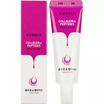 CONSLY Лифтинг-крем для век с пептидами и коллагеном Collagen & Peptides Lifting Eye Cream