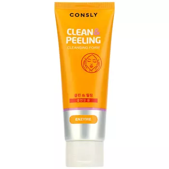 CONSLY Пенка для умывания энзимная обновляющая с папаином Clean & Peeling