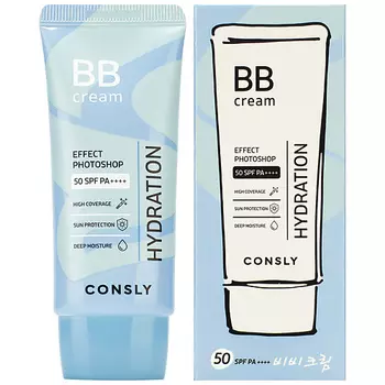 CONSLY Увлажняющий BB-крем с эффектом фотошопа SPF50/PA++++ Hydration