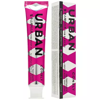 CONSLY Зубная паста гелевая отбеливающая Urban Gel Toothpaste