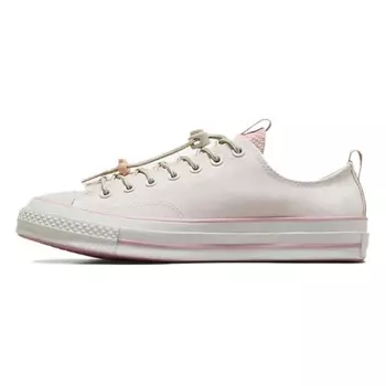 CONVERSE Кроссовки Chuck 70 Anti-Slip Wear-Resistant Low-Top Canvas Shoes Unisex White Pink