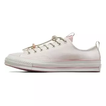 CONVERSE Кроссовки Chuck 70 Anti-Slip Wear-Resistant Low-Top Canvas Shoes Unisex White Pink