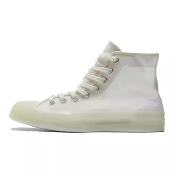 CONVERSE Кроссовки Chuck 70 Hi Translucent Canvas Sneakers Egret
