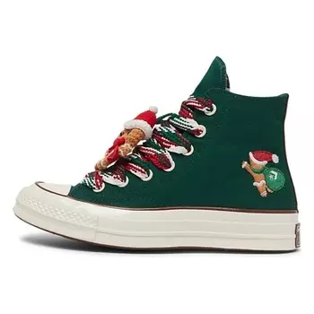 CONVERSE Кроссовки Chuck 70 Hi X Mas Gingerbread & Knit Sock Midnight Clover Womens