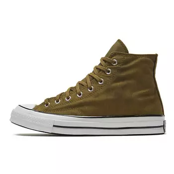 CONVERSE Кроссовки Chuck 70 High Distressed Dark Moss