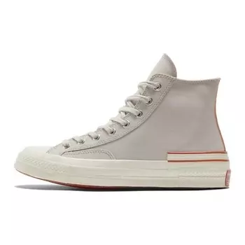 CONVERSE Кроссовки Chuck 70 High Grey Ivory Brown
