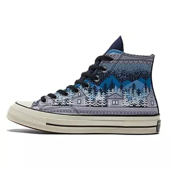 CONVERSE Кроссовки Chuck 70 High Holiday Sweater Midnight Navy