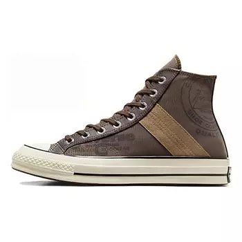CONVERSE Кроссовки Chuck 70 Leather Overlay High Engine Smoke