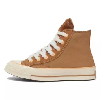 CONVERSE Кроссовки Chuck 70 Wear-Resistant High-Top Skateboard Shoes Unisex Brown
