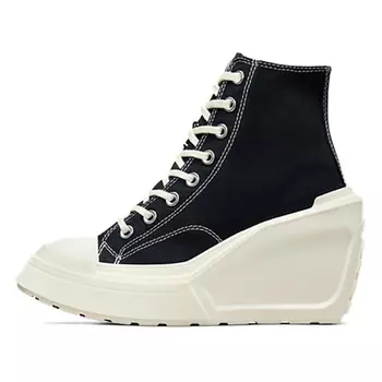 CONVERSE Кроссовки Chuck 70 Womens De Luxe Wedge Black Egret Womens