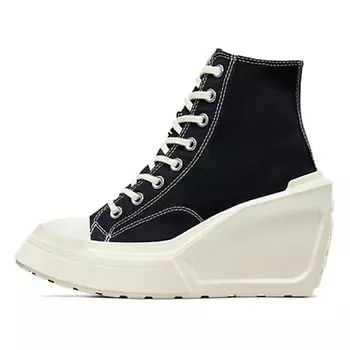 CONVERSE Кроссовки Chuck 70 Womens De Luxe Wedge Black Egret Womens