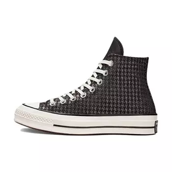 CONVERSE Кроссовки Chuck 70 Womens High Houndstooth Shine Black Womens
