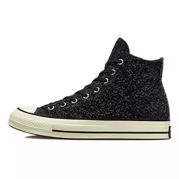 CONVERSE Кроссовки Chuck Taylor All Star 70 Hi Black Hairy Suede