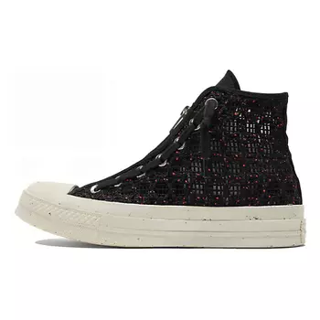 CONVERSE Кроссовки Chuck Taylor All Star 70 Hi Speckled Black Crochet Womens