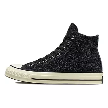 CONVERSE Кроссовки Chuck Taylor All Star 70 Hi Black Hairy Suede