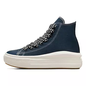 CONVERSE Кроссовки Chuck Taylor All Star Anti-Slip Wear-Resistant High-Top Canvas Shoes Womens Cyan