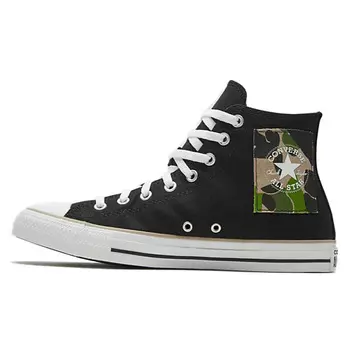 CONVERSE Кроссовки Chuck Taylor All Star Black White Camo Patch