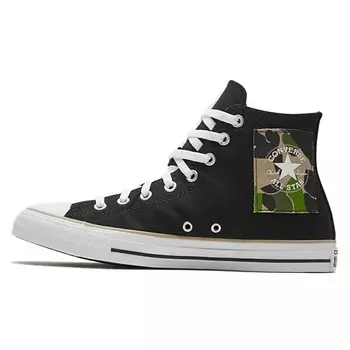 CONVERSE Кроссовки Chuck Taylor All Star Black White Camo Patch