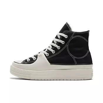 CONVERSE Кроссовки Chuck Taylor All Star Construct Hi Black Vintage White
