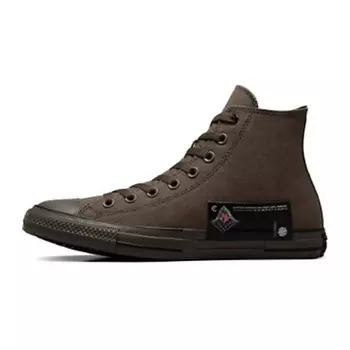 CONVERSE Кроссовки Chuck Taylor All Star Durable Cushioning High-Top Canvas Shoes Unisex Black Brown