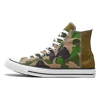 CONVERSE Кроссовки Chuck Taylor All Star Hi Half Green Camo
