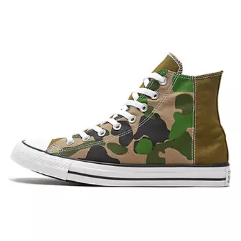 CONVERSE Кроссовки Chuck Taylor All Star Hi Half Green Camo