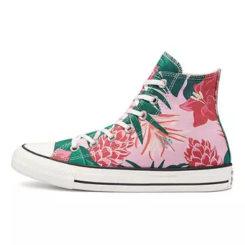 CONVERSE Кроссовки Chuck Taylor All Star High Jungle Scene Pink Floral Print