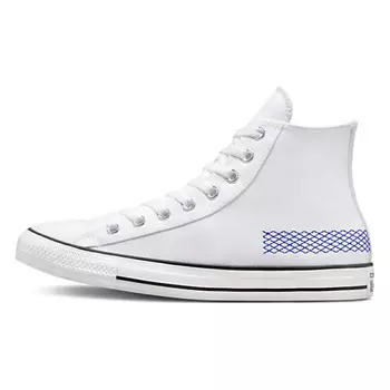 CONVERSE Кроссовки Chuck Taylor All Star High Top Retro Sports Skateboarding Shoes White Blue