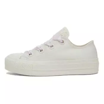 CONVERSE Кроссовки Chuck Taylor All Star Lift Platform Matte Satin Ivory Womens