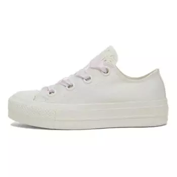 CONVERSE Кроссовки Chuck Taylor All Star Lift Platform Matte Satin Ivory Womens