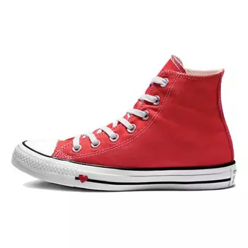 CONVERSE Кроссовки Chuck Taylor All Star Sucker Love Denim High Top Red