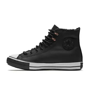 CONVERSE Кроссовки Chuck Taylor All Star Winter Hi Sherpa Leather Black
